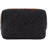 Black nylon toiletry bag