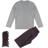 Portable long-sleeved thermal pajama set
